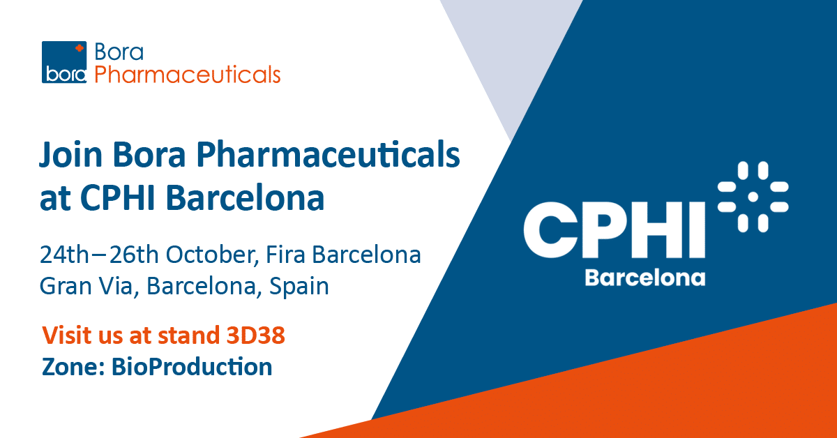 CPhI Barcelona 2023 Bora Pharmaceuticals Premium CDMO