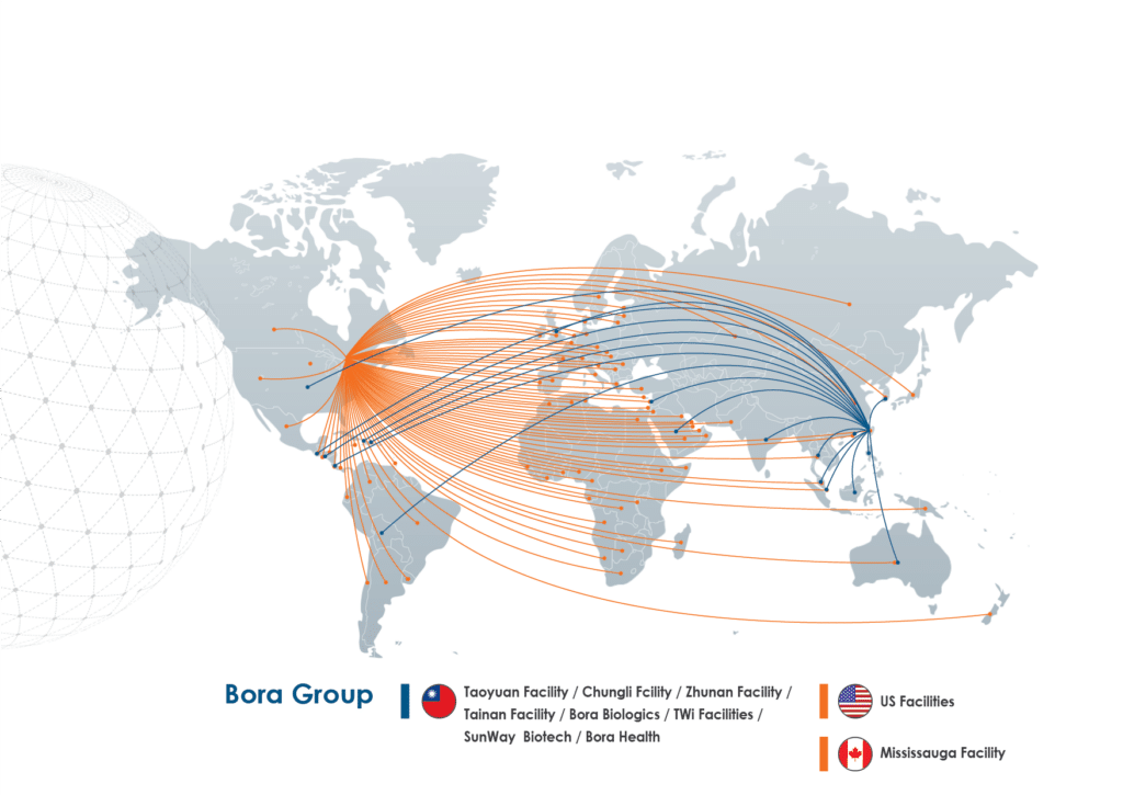 Bora global distributor map_20240531