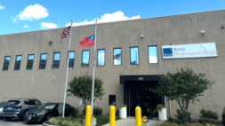 Bora Pharmaceuticals Baltimore, MD pharmaceutical manufacturing facility exterior view.